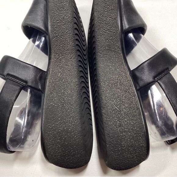 Vince Laguna Leather Platform Sandal In Black - Picture 8 of 16